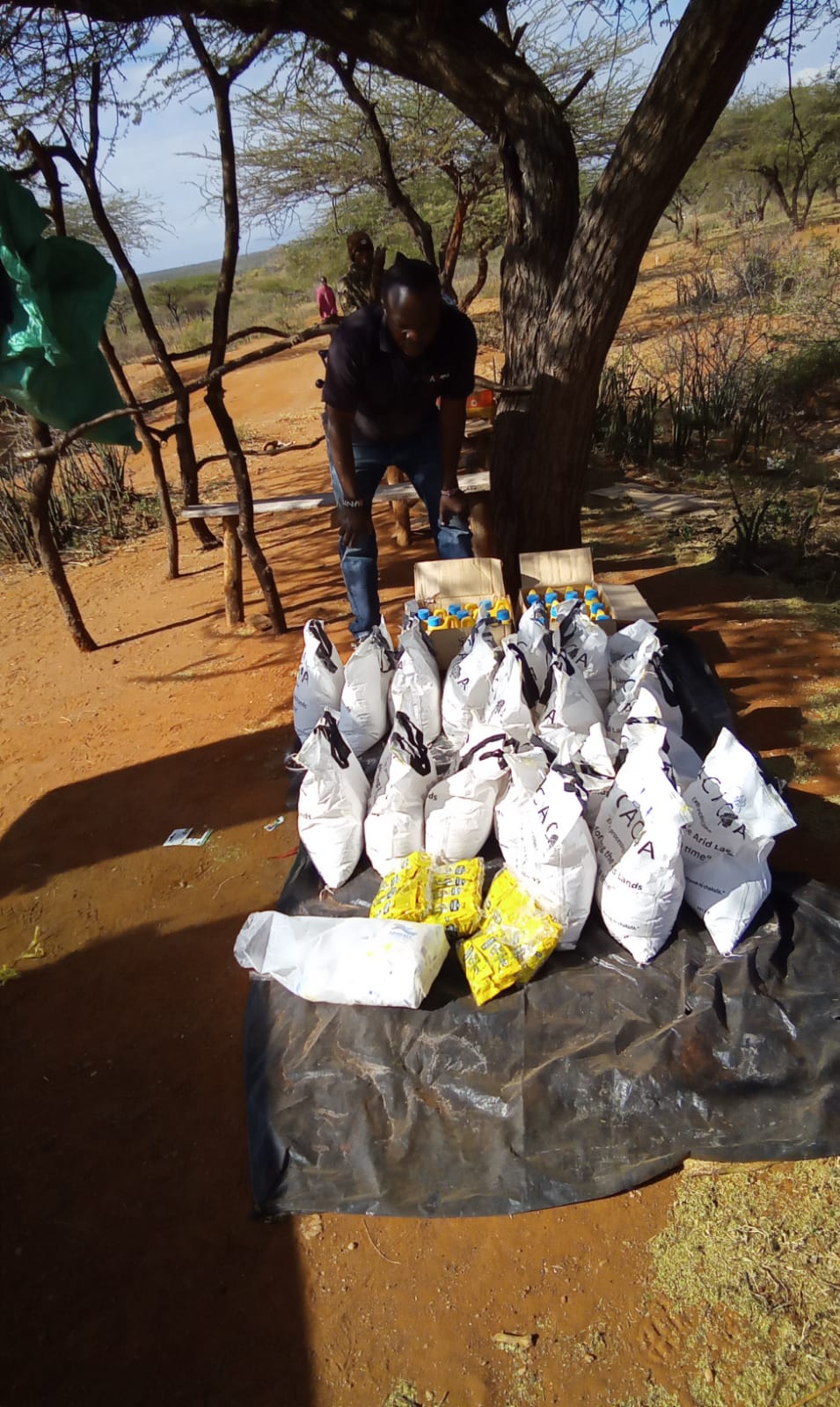 Food distribution to communities in ASAL regions