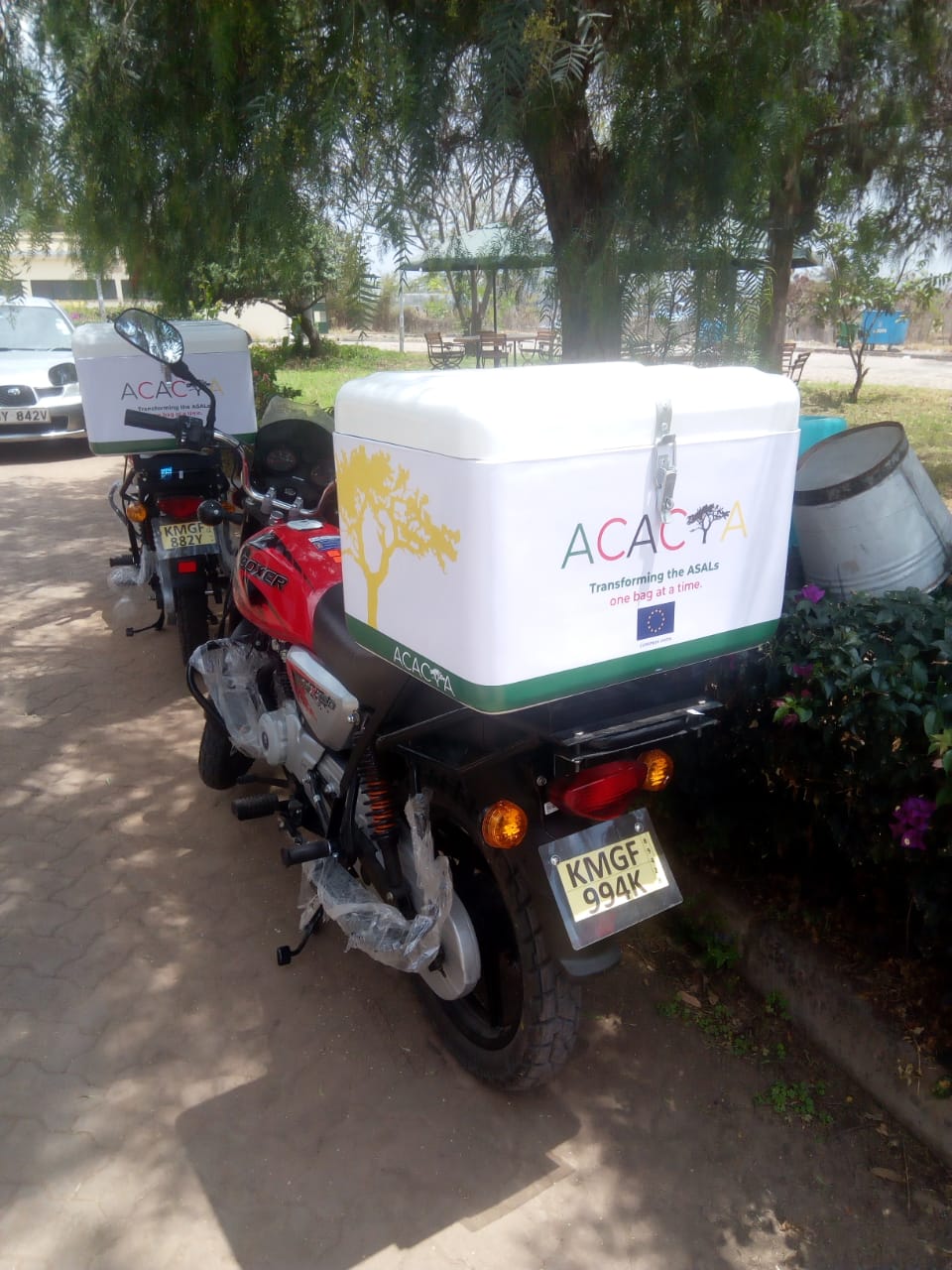Motorbike procured for aggregation support
